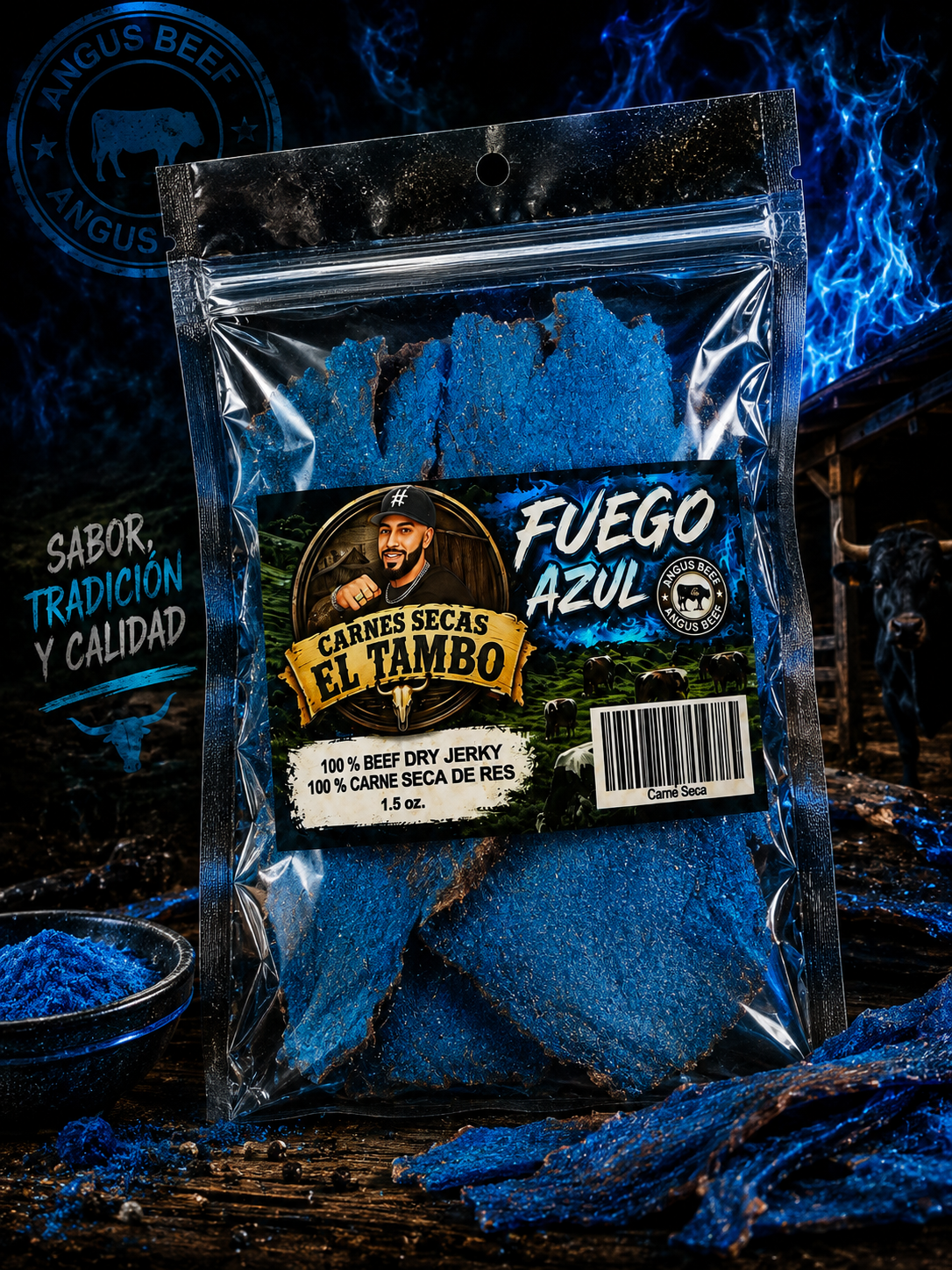 FUEGO AZUL