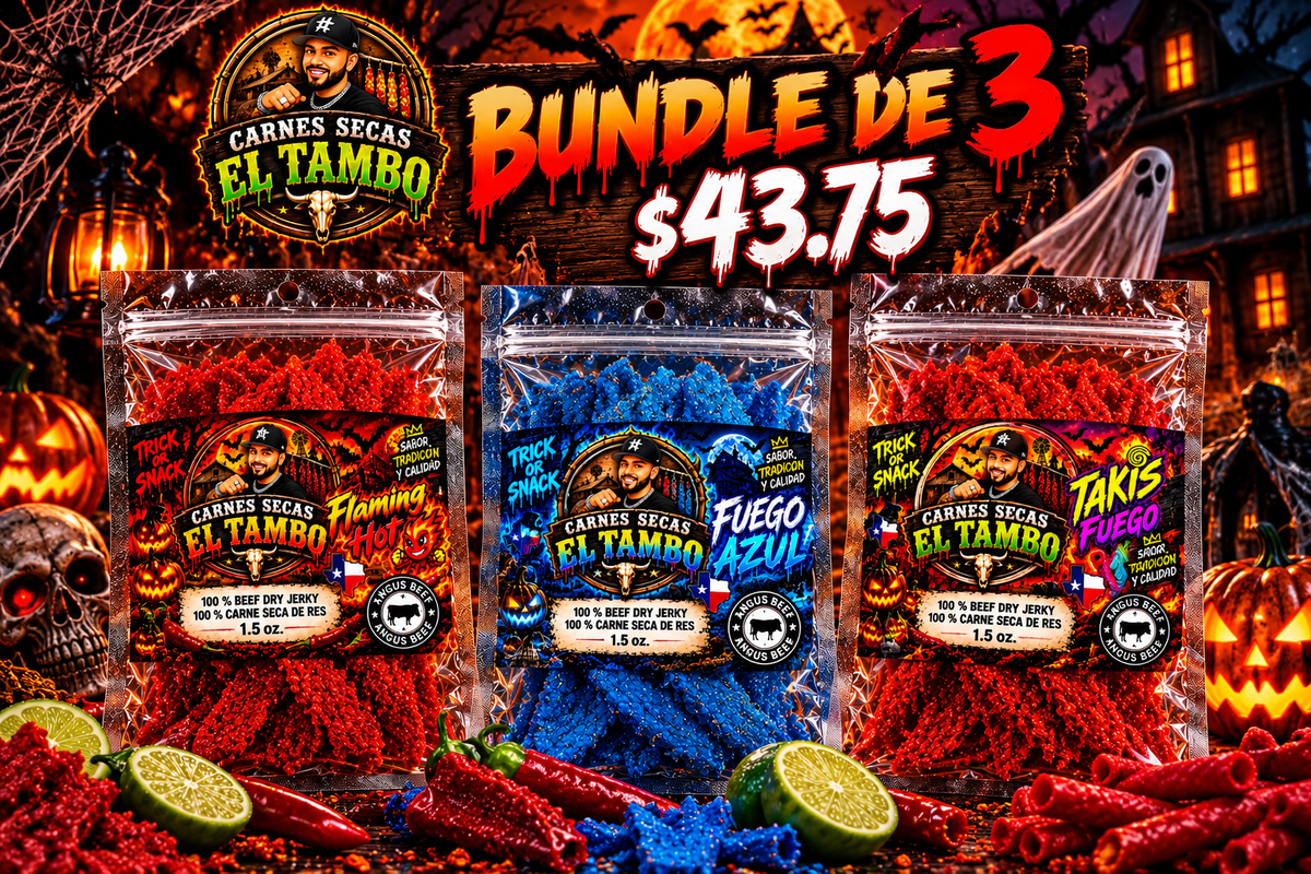 [BUNDLE 3 BAGS] FUEGO AZUL, FLAMING HOT, TAKIS FUEGO